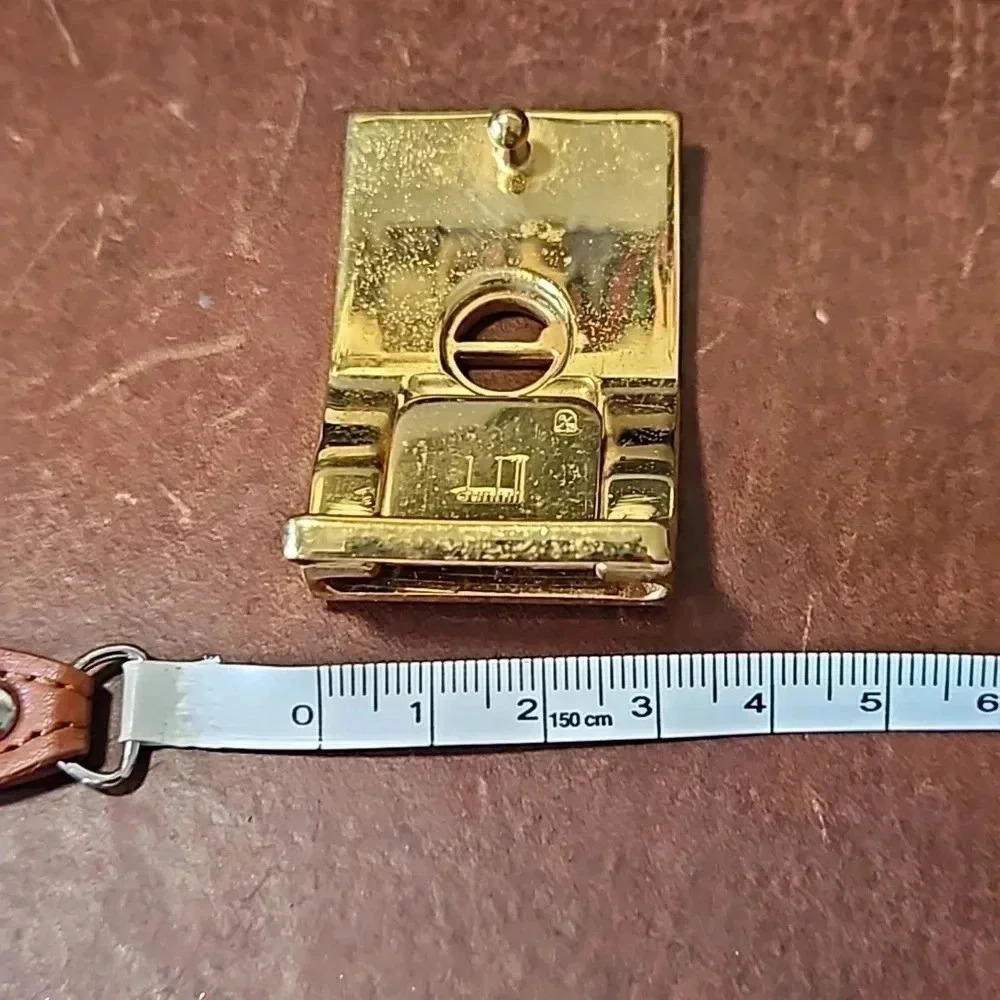 Vintage Dunhill Gold Tone Belt Buckle 30mm - Picture 2 of 2